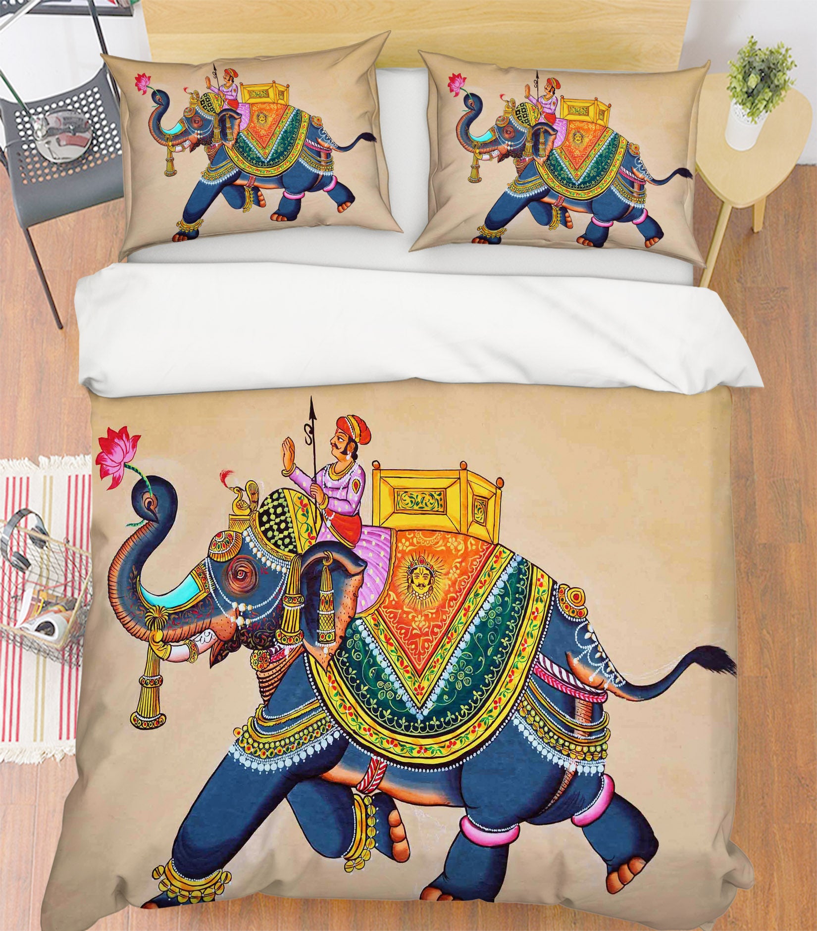 3D Elephant Quilt Cover Set Bedding Set Pillowcases 51