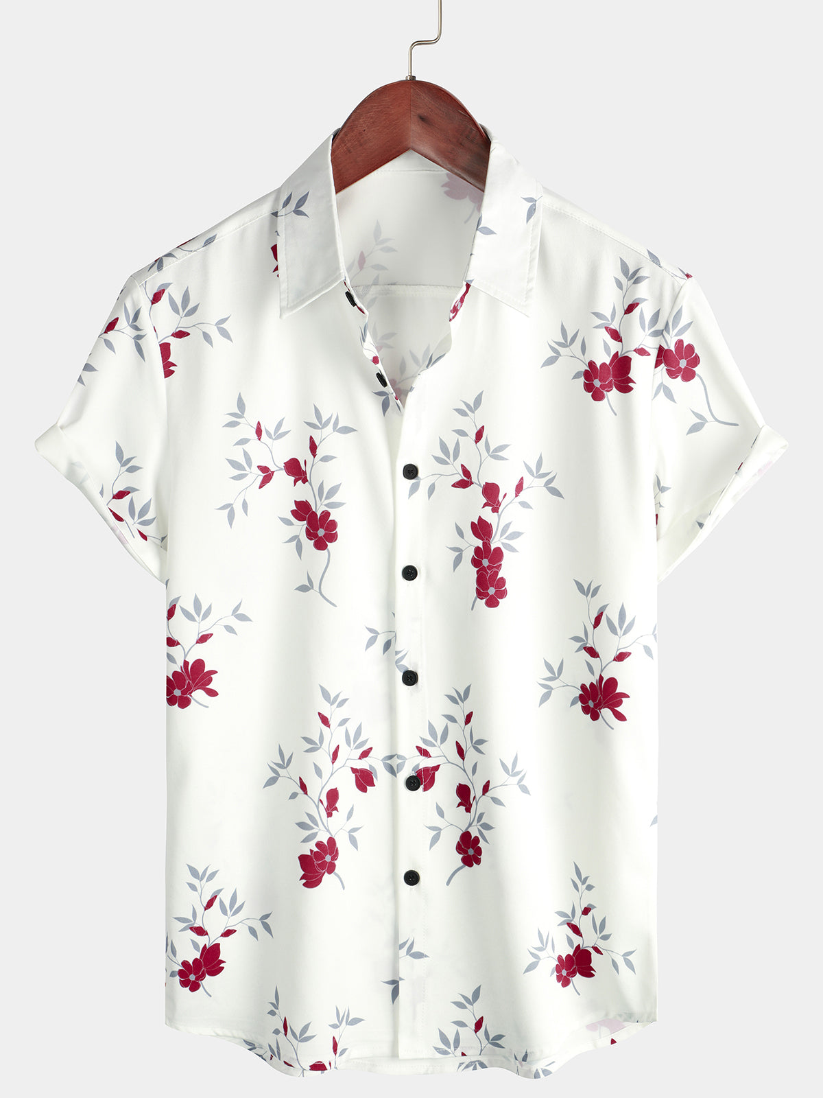 Hawaii White Leisure Top Short Sleeve Shirt Ha26363