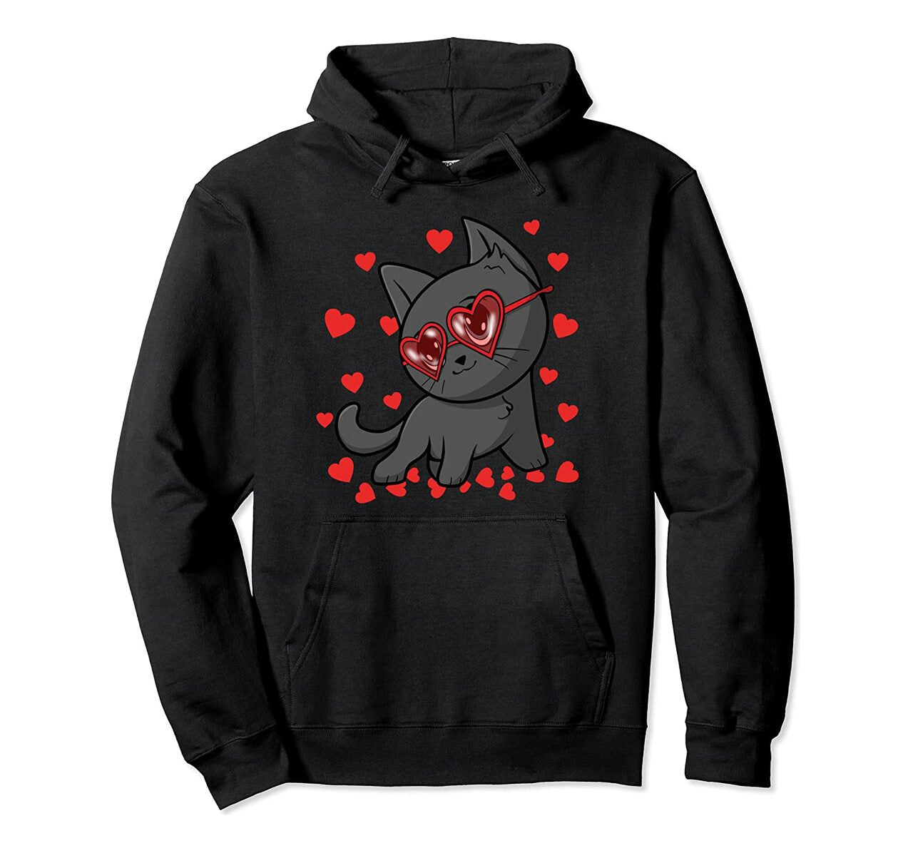 Cute Kitten Vday Gift For Kitty Lovers Cat Valentines Day Pullover Hoodie T Shirt, Sweatshirt,Hoodie