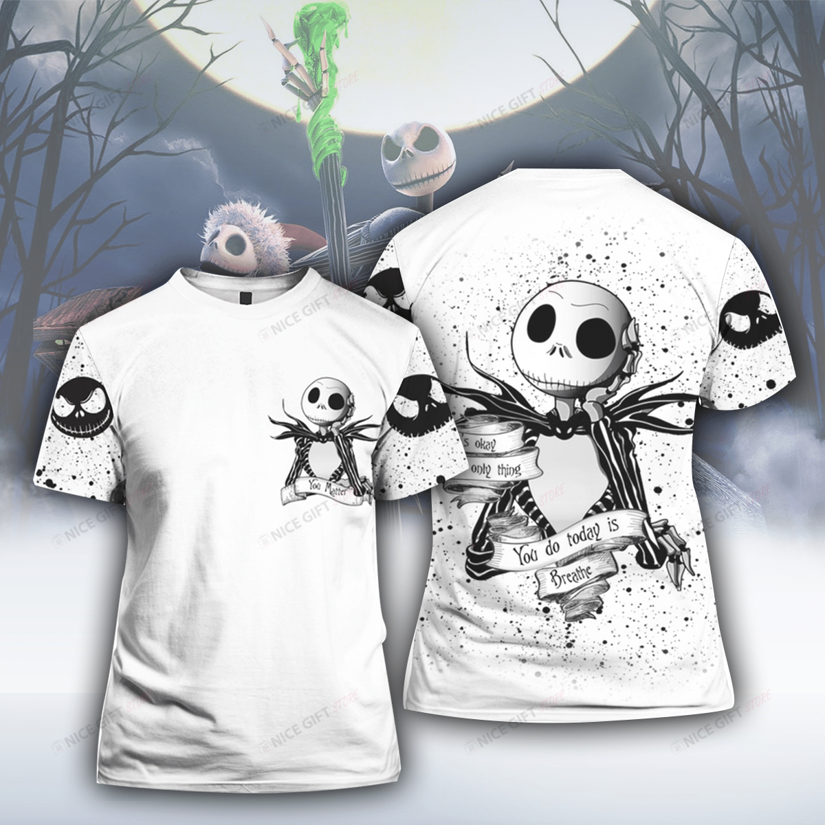 It’S Okay If The Only Thing You Do Today Is Breathe 3D T-Shirt 3Ts-J6Z1