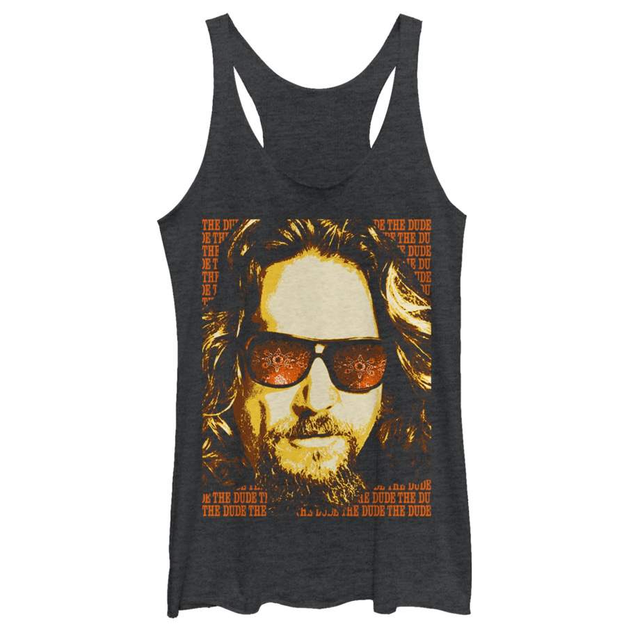 The Big Lebowski Women’s The Dude Text Poster  Racerback Tank