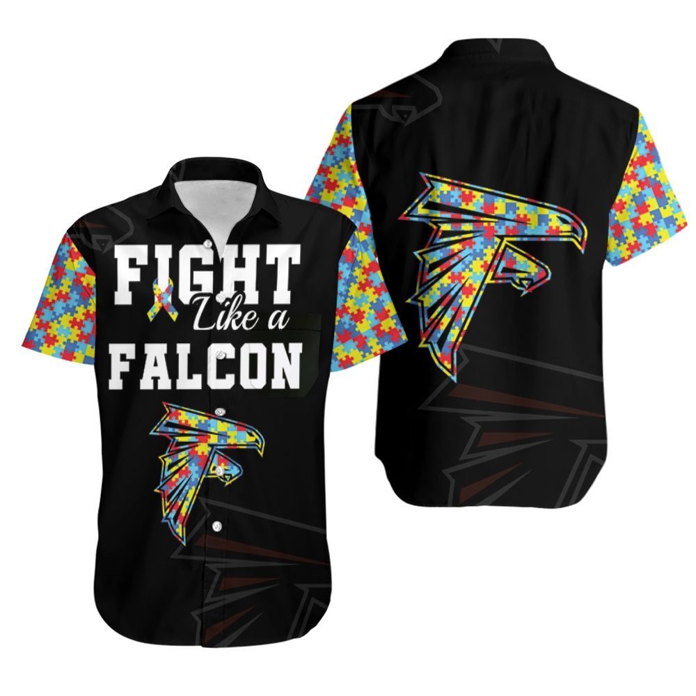 Fight Like A Atlanta Falcons Autism Support Hawaii Shirt Ha108201