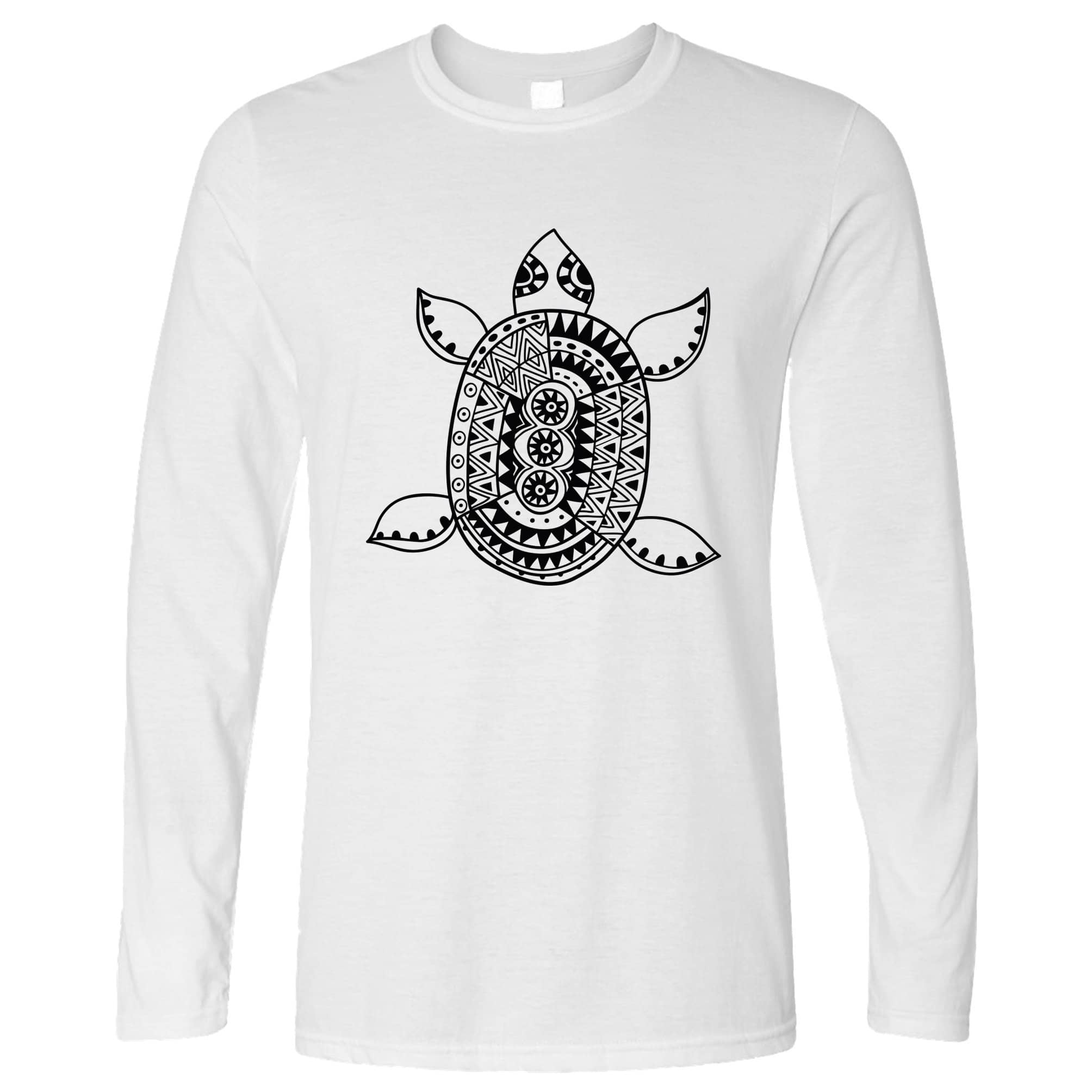 Adult Colouring T-Shirt Cute Turtle, Colour Yourself (Pens Included)