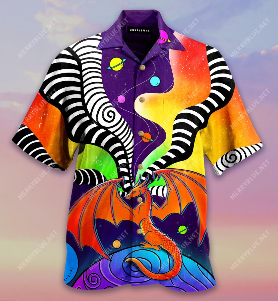 The Power Of Dragon Aloha Hawaiian Shirt Colorful Short Sleeve Summer Beach Casual Shirt For Men And Women