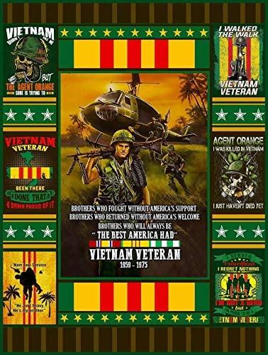 Blanket – Vietnam Veteran Blanket Gifts With