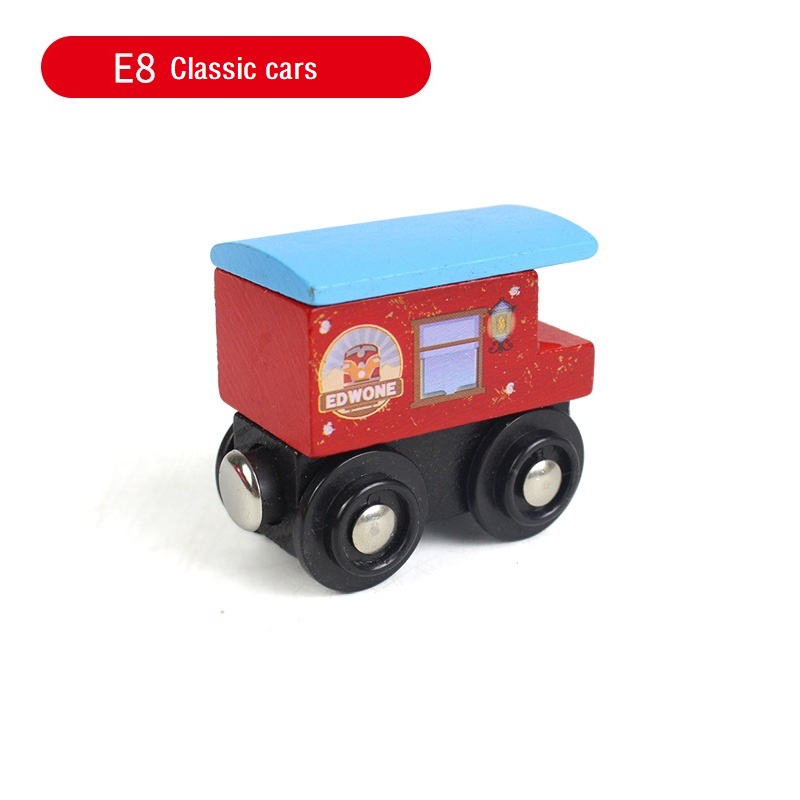 Magnetic Train Toys Wooden Train Accessories Anime James Locomotive Car Toy Wooden Railway Vehicles Track Trains Toys Kids Gifts alx