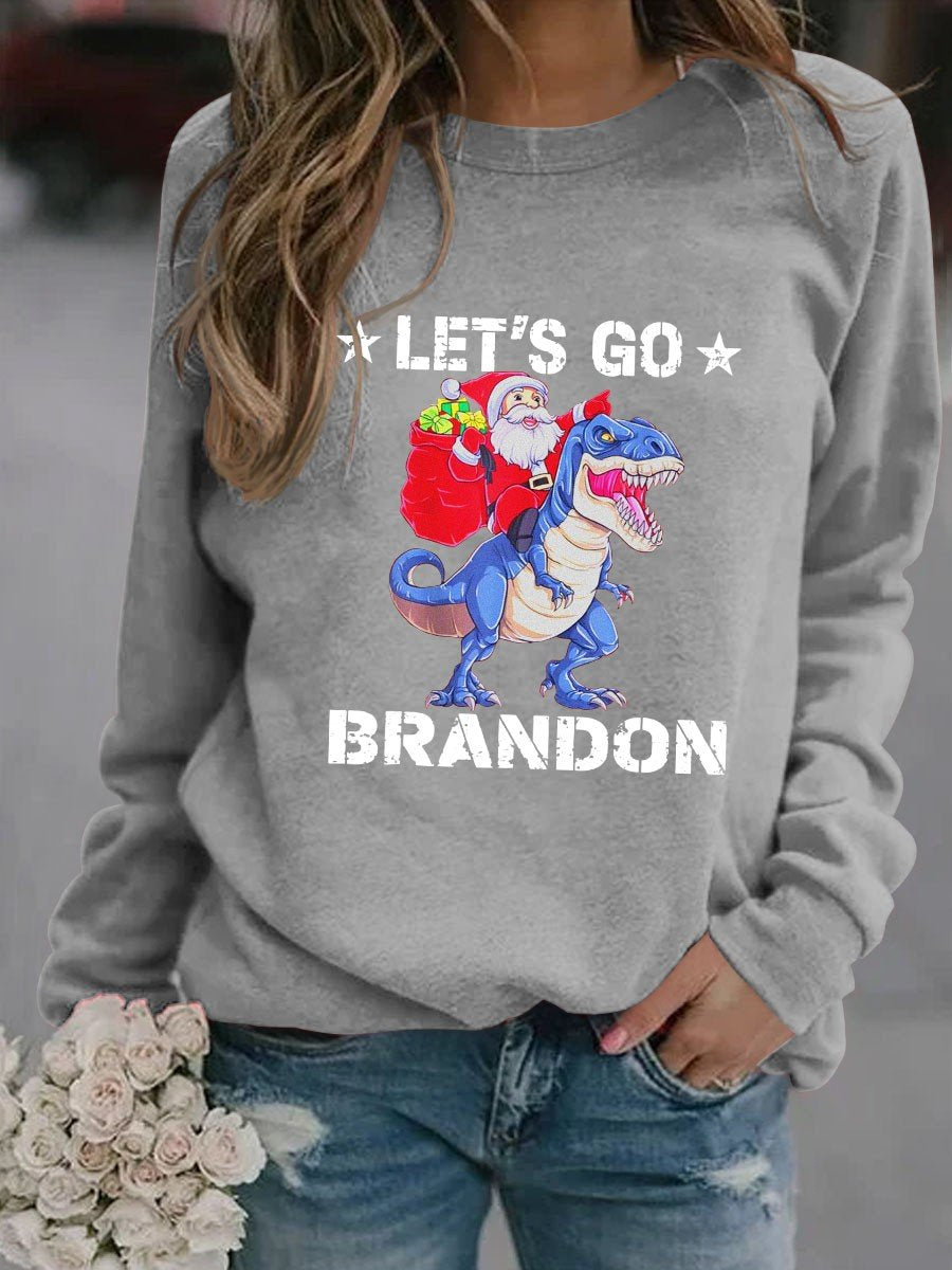 Women Let’S Go Brandon American Flag Impeach Sweatshirt
