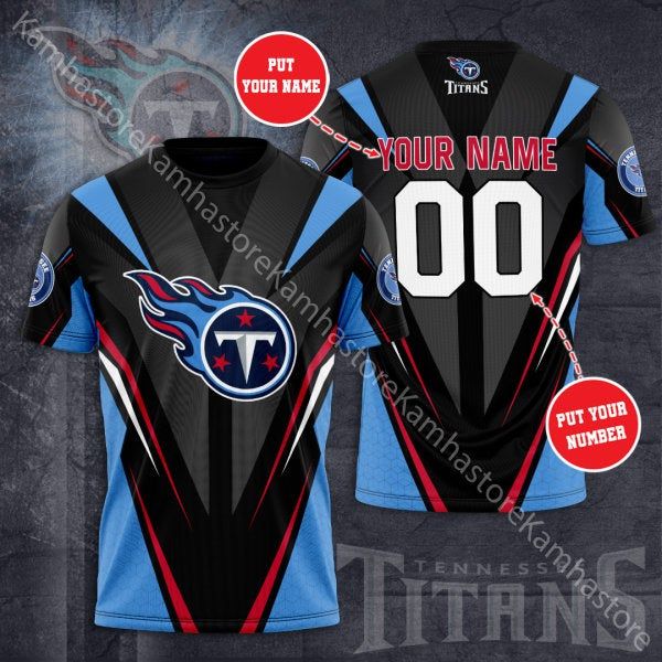 Tennessee Titans Full Printing Shirt Tennessee Titans All