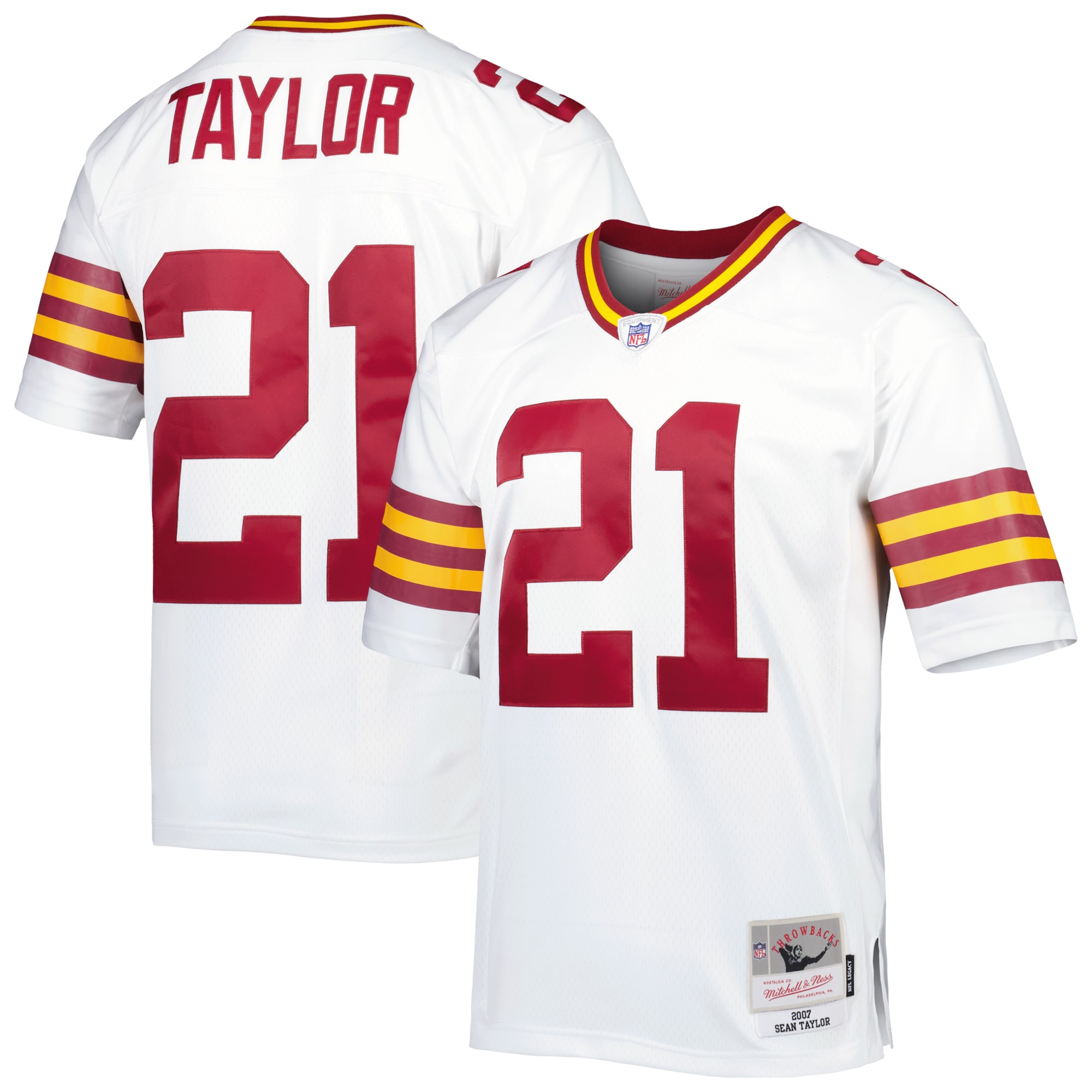 Sean Taylor Washington Commanders Mitchell & Ness Youth 2007 Retired Player Legacy Jersey – White