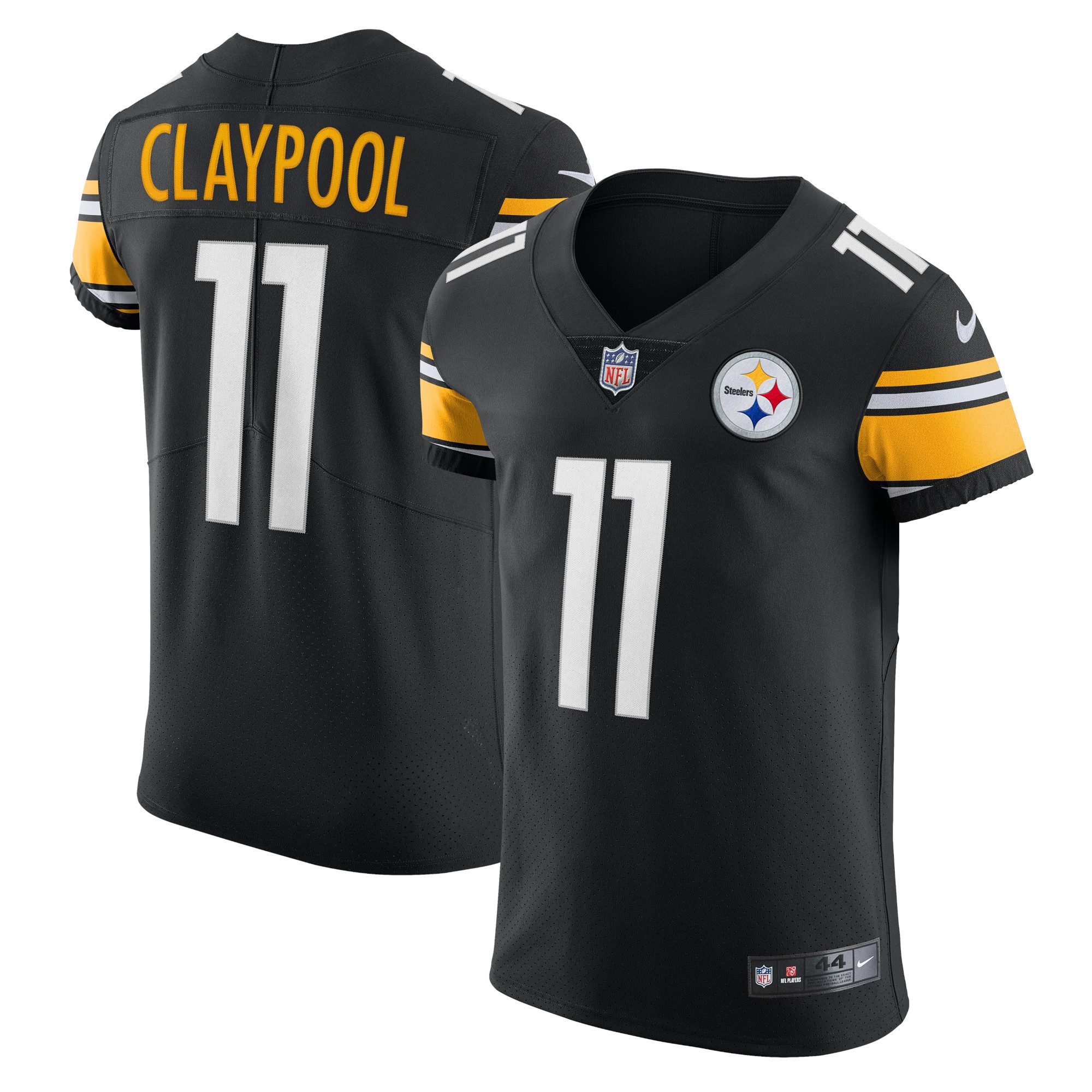 Chase Claypool Pittsburgh Steelers Vapor Elite Player Jersey – Black NFL