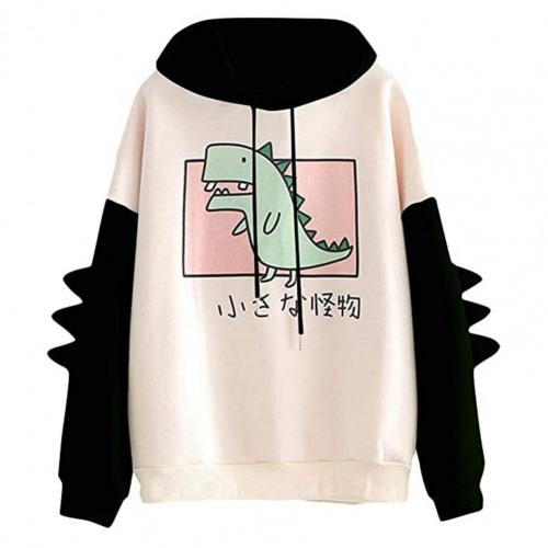 Soft Durable Long Sleeve Novelty Sweatshirt Cotton Blend Sweatshirt Splice Tops for Home alx