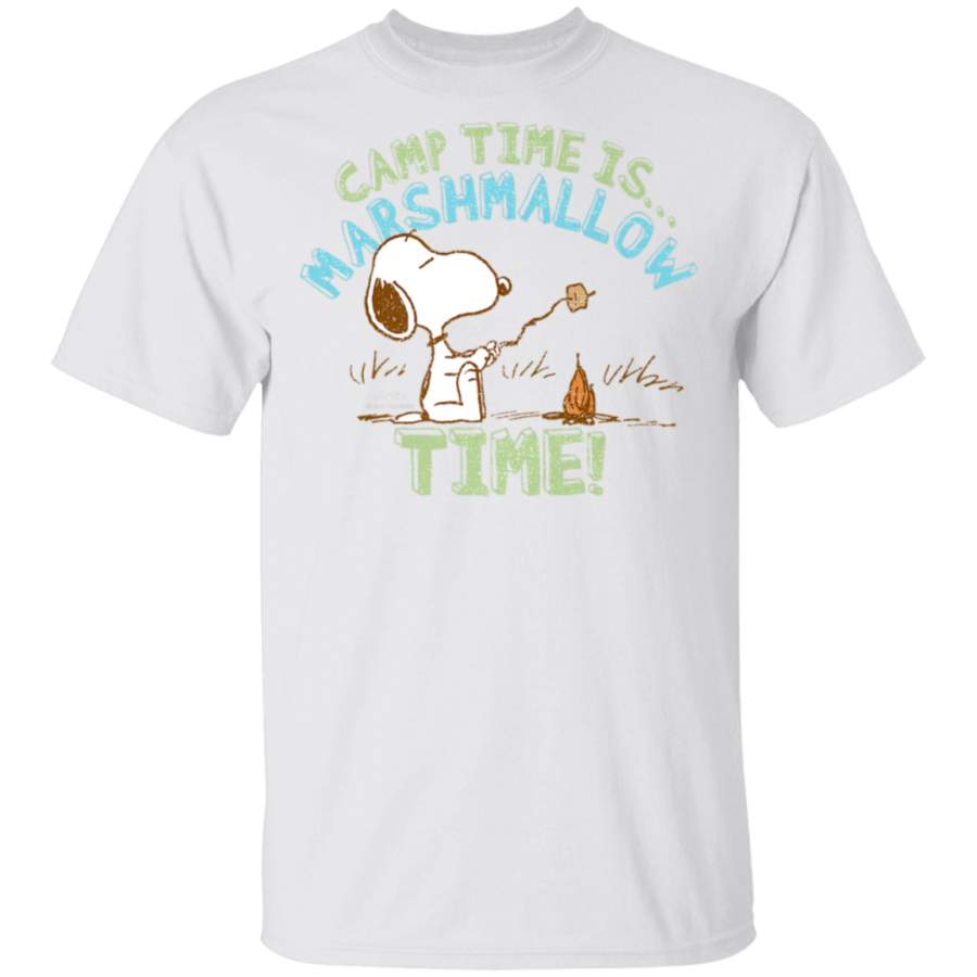 Peanuts Snoopy Camp Time is Marshmallow Time T-Shirt