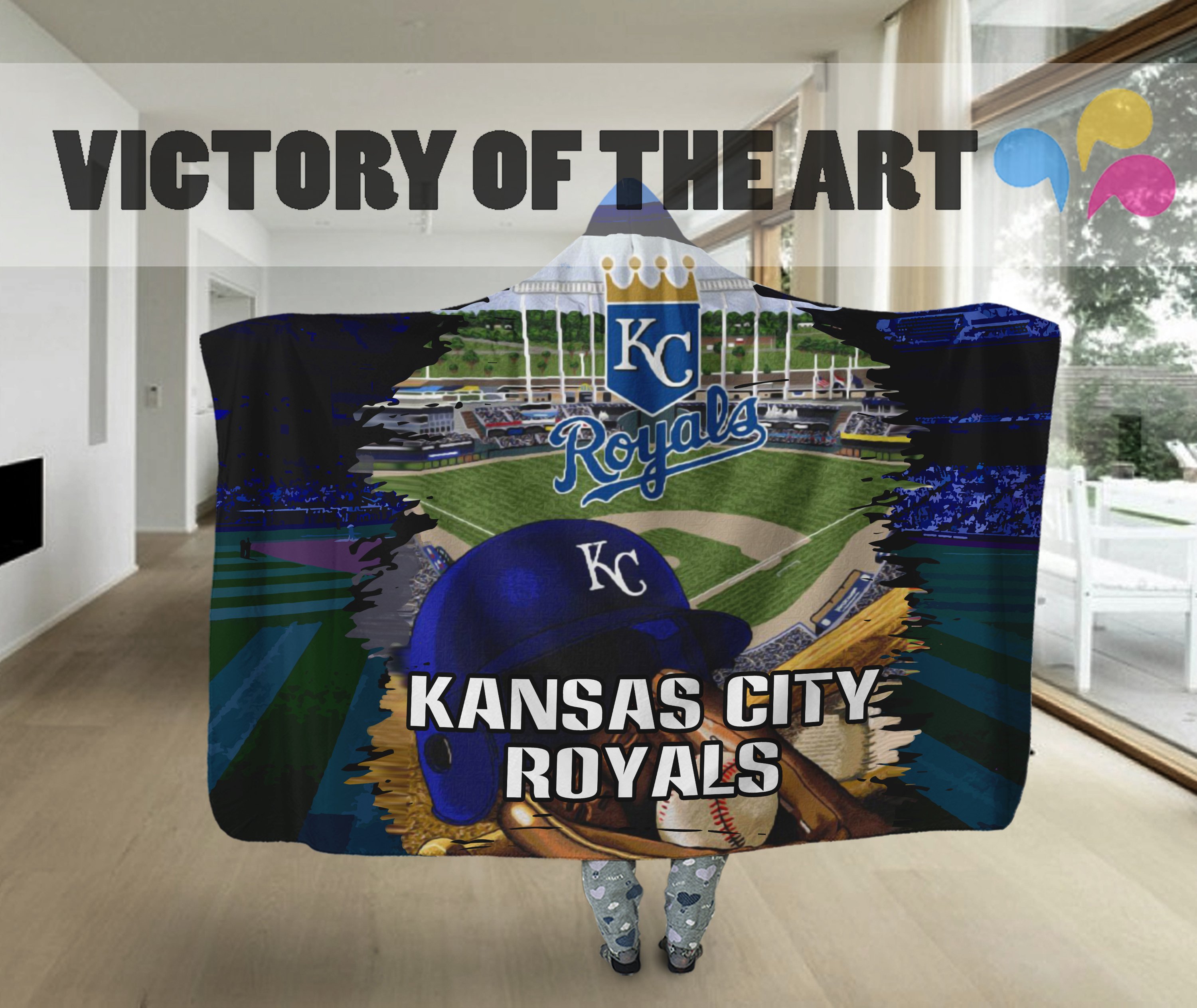 Special Edition Kansas City Royals Home Field Advantage Hooded Blanket