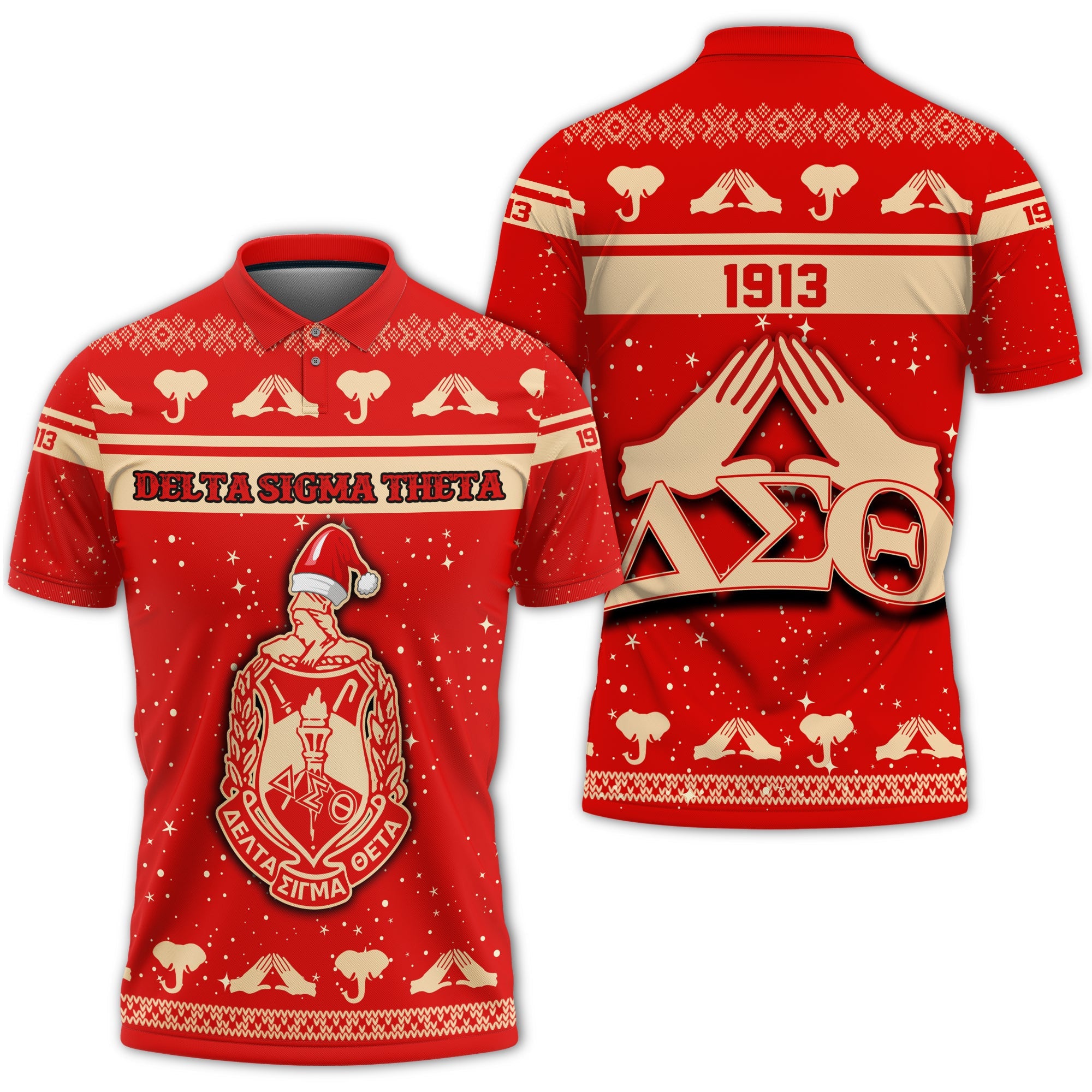 Sorority Polo – Delta Sigma Theta Christmas Polo Shirt