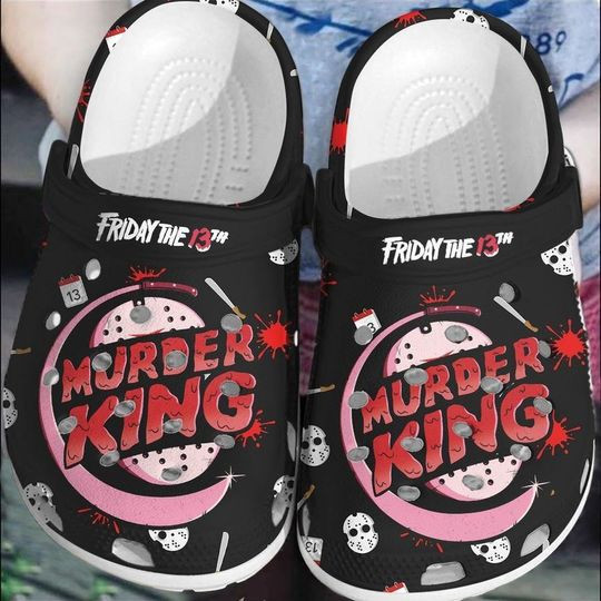 Friday The 13Th Murder King Crocband For Men And Women Rubber clog Shoes Comfy Footwear