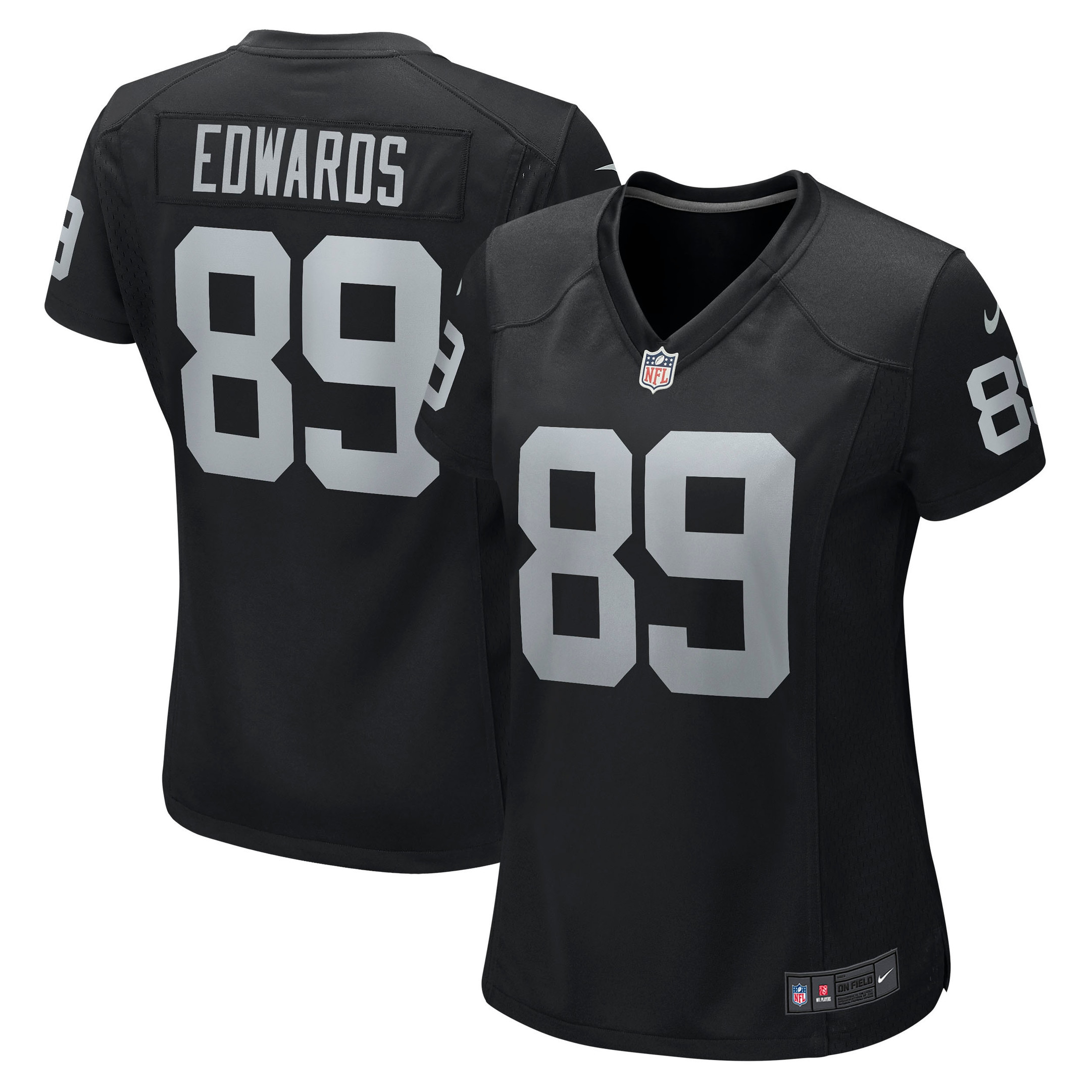 Bryan Edwards Las Vegas Raiders Womens Game Jersey – Black NFL