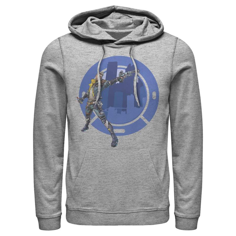 Borderlands 3 Men’s Zane Battle Emblem  Lightweight Hoodie