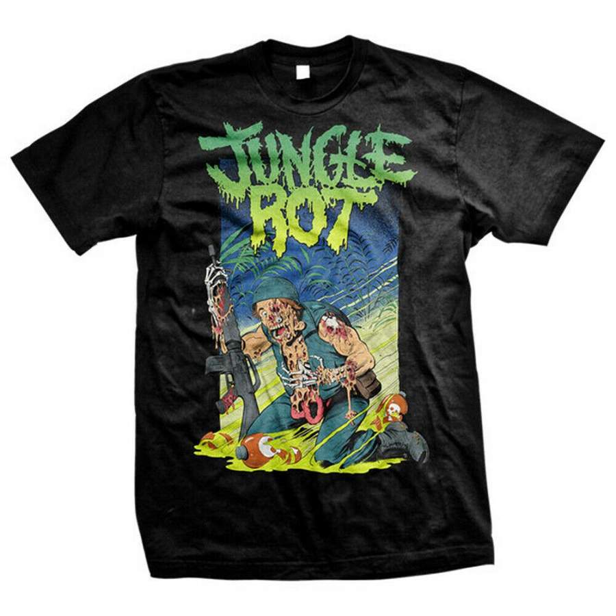 Authentic JUNGLE ROT Melting Death Metal T-Shirt