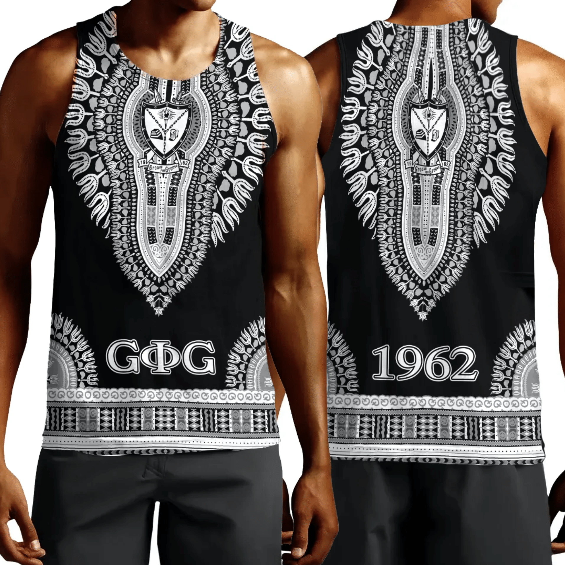 Africa Zone Tank Top – Groove Phi Groove Dashiki Tank Top