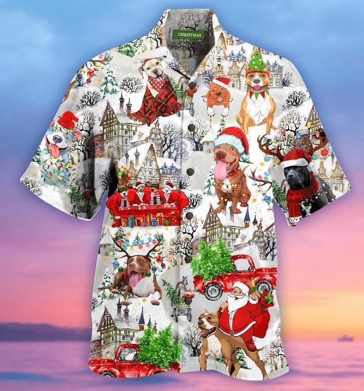 Christmas Pitbull Hawaii Shirt Ha15138