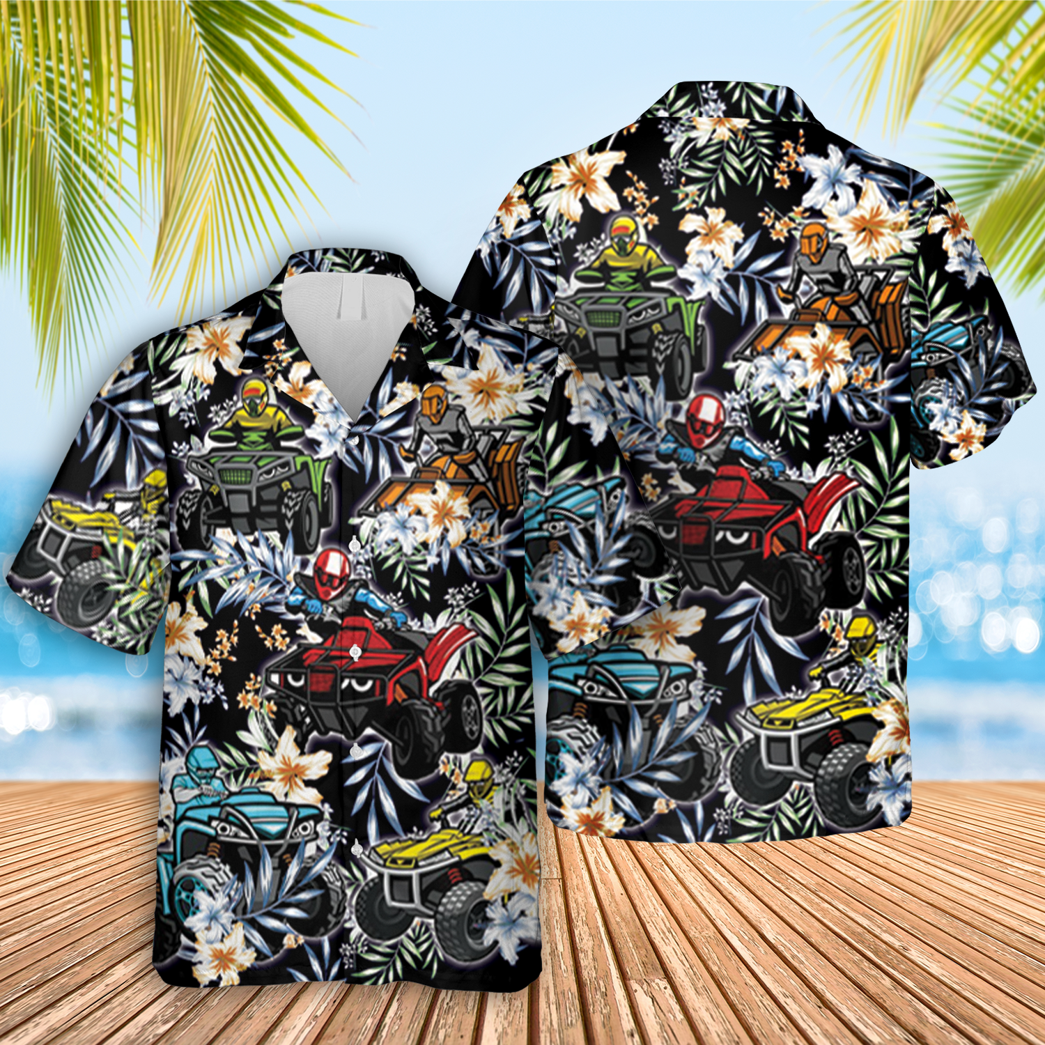 Atv Riding Hawaiian Day Gift Ha28627