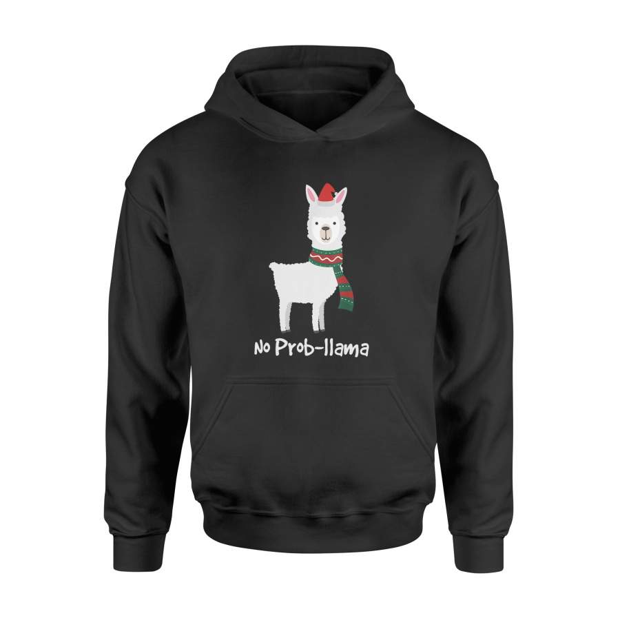 No Prob-llama Christmas T Shirt Best Gift For Alpaca Lover – Standard Hoodie