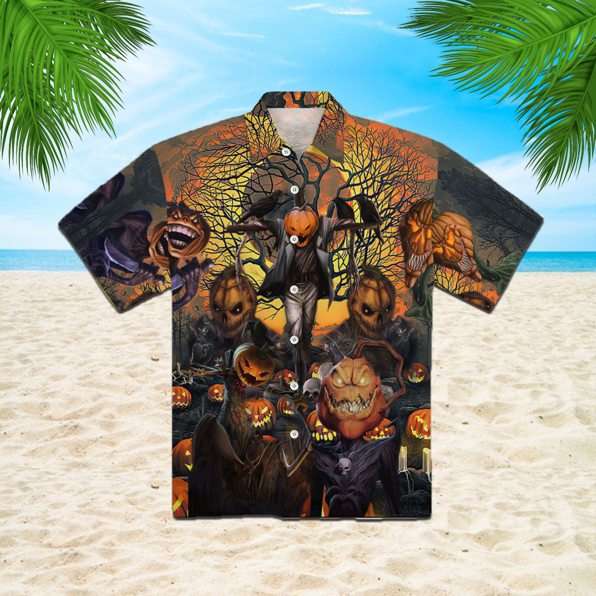 Oragontee Mr. Pumpkin Will Come And Find You On Halloween Night Hawaiian Shirt | For Men & Women | Adult | Wt1419