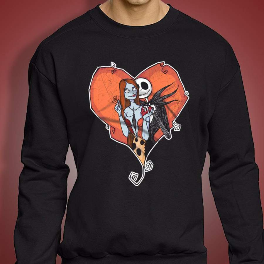 Nightmare Before Christmas Romance Men’S Sweatshirt