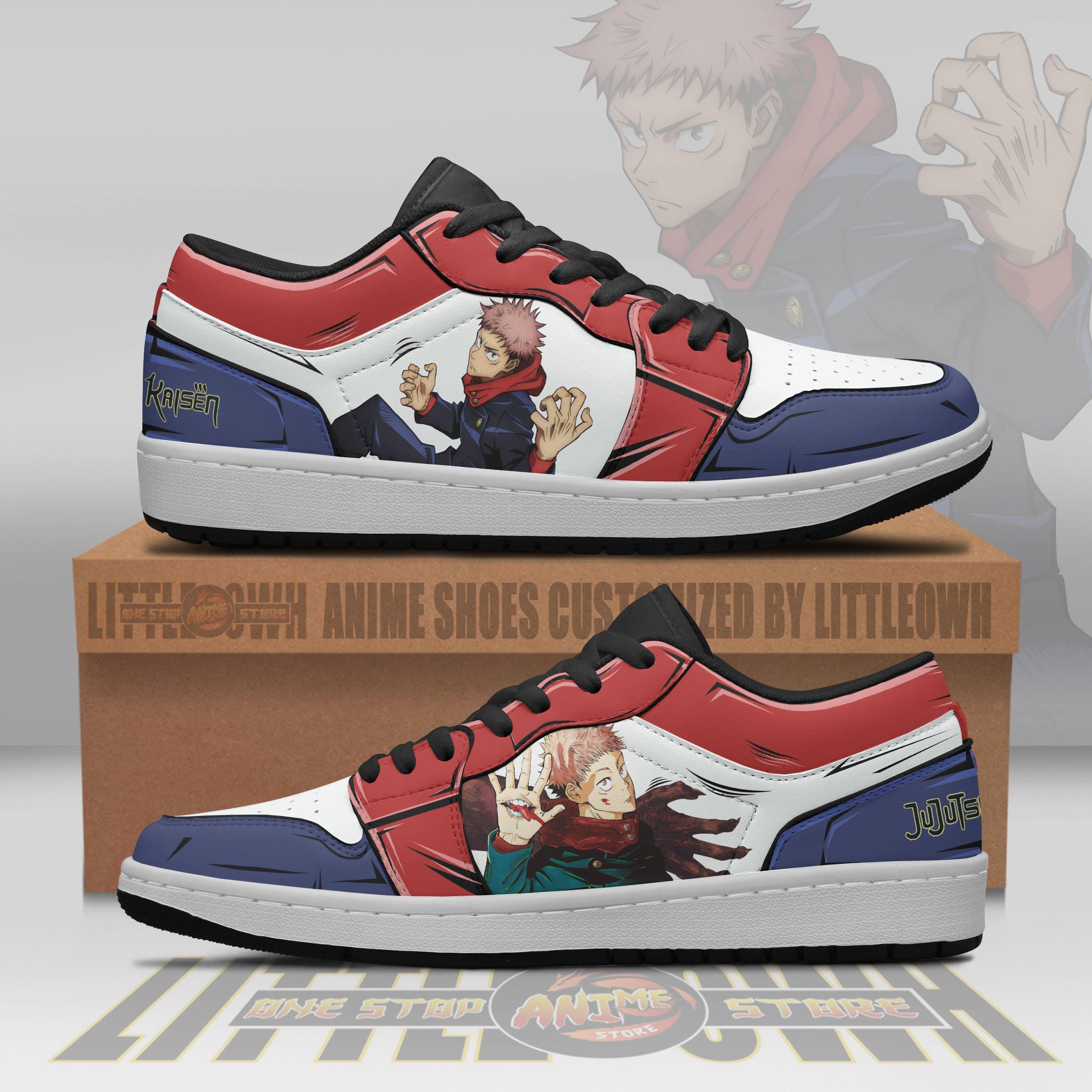 Yuji Itadori Anime Shoes Custom Jujutsu Kaisen Jd Low Sneakers