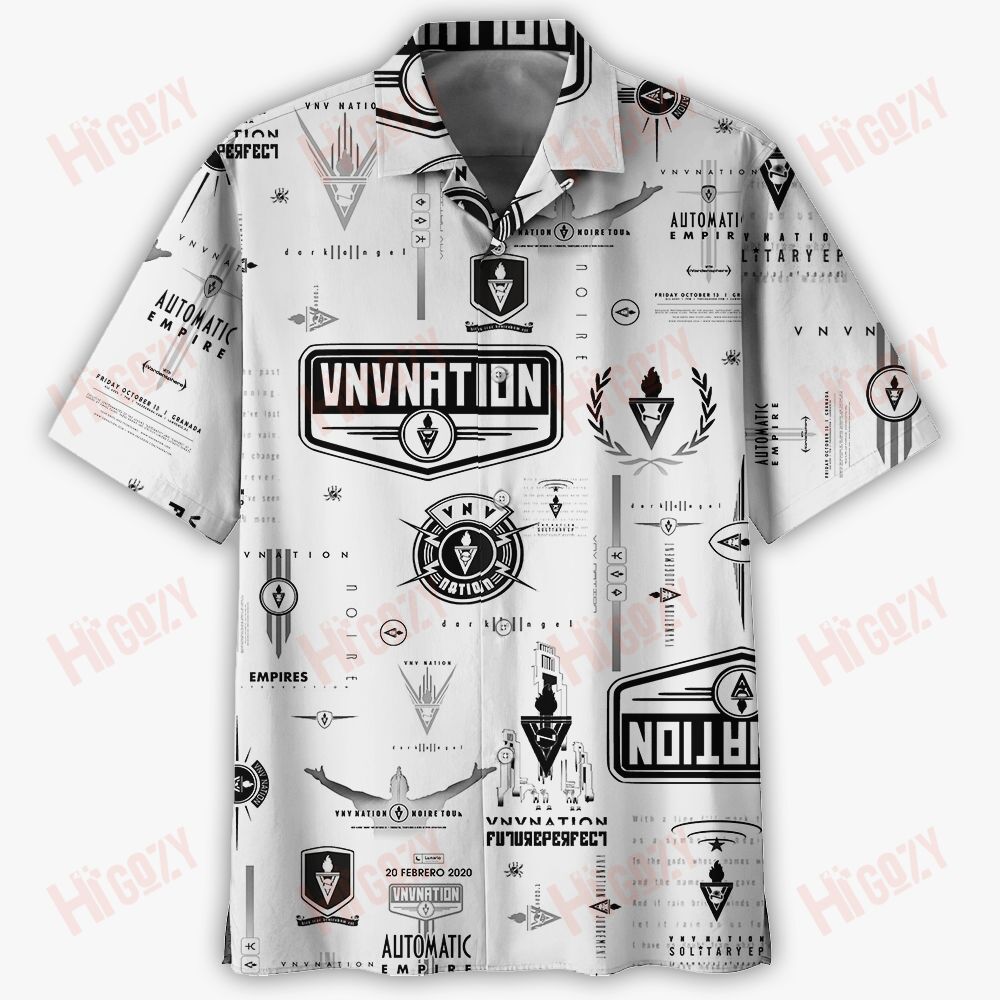 Vnv Nation Hawaiian Sleeve Aloha Shirts Ha50183