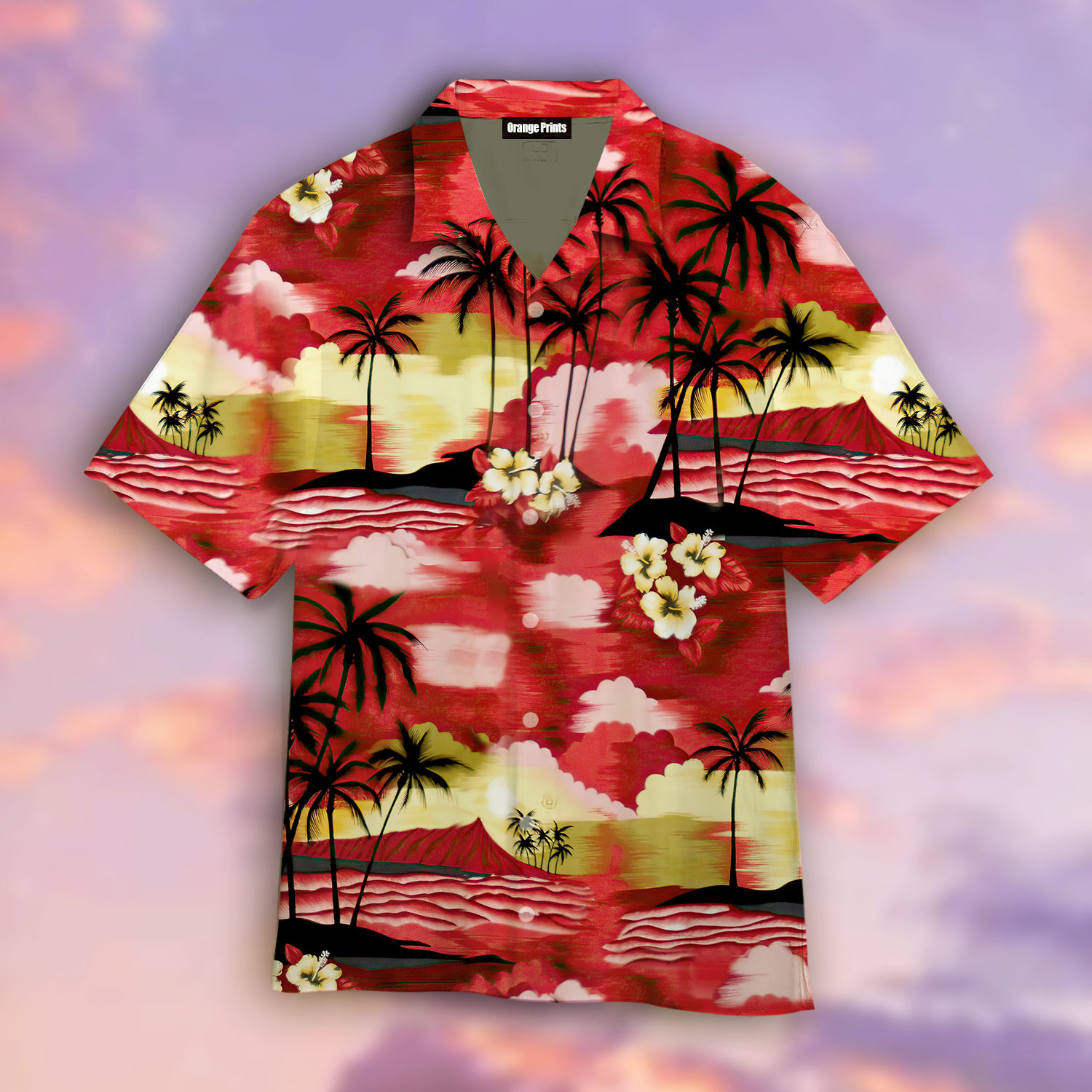 Hawaii Sunset Multicolor Nice Design Hawaii Shirt For Men Women Adult Ha52621