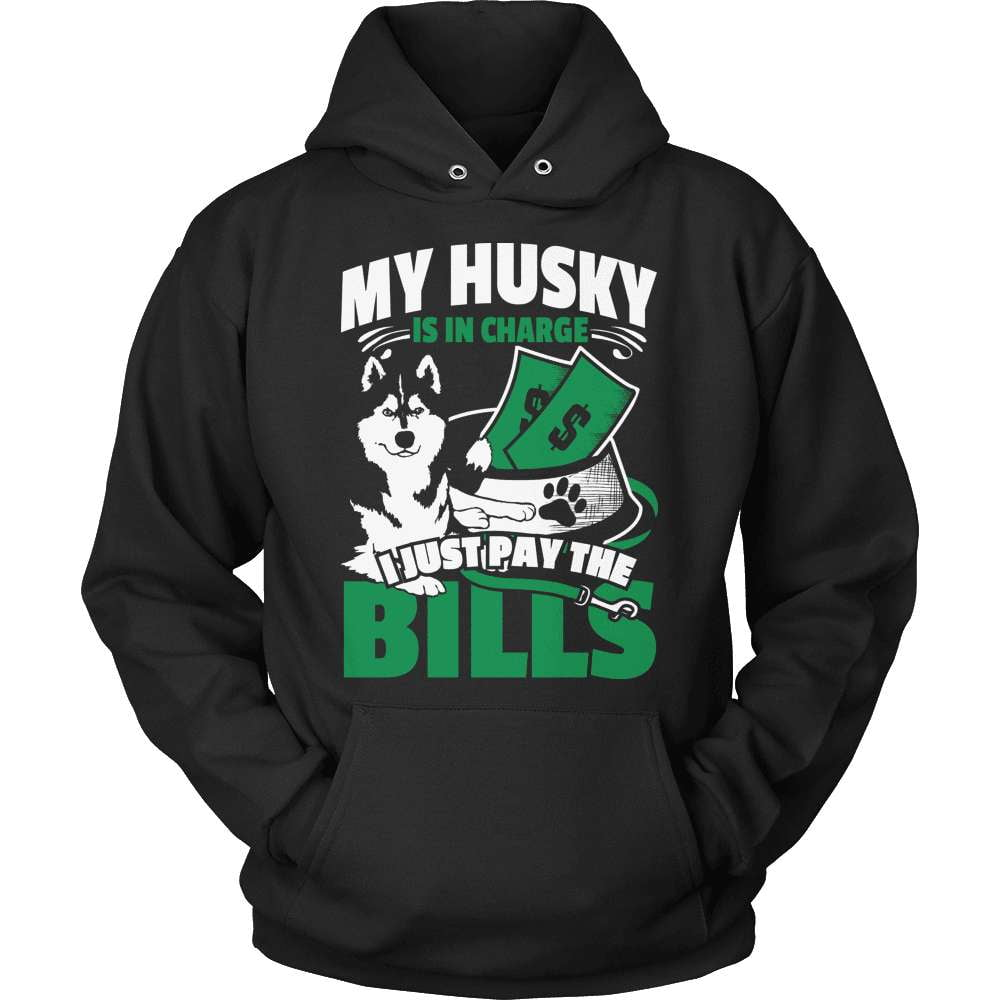 Husky T-Shirt Design – My Husky Is In Charge!