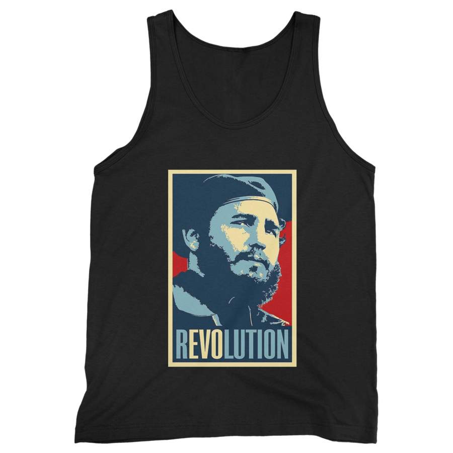 Fidel Castro Cuban Revolutionary Man’s Tank Top