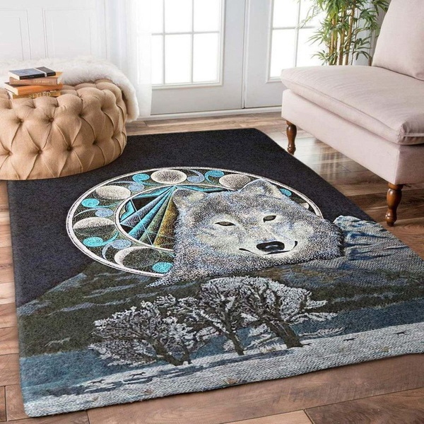 Wolf 25 Area Rug Living Room Rug Home Decor Floor Decor VH3