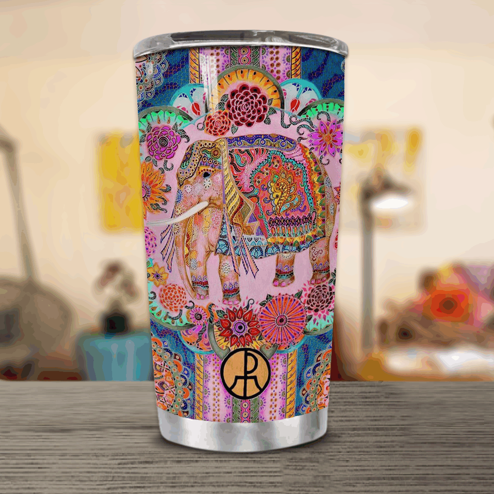 Meditation Elephant Art GS-CL-DT2403 Tumbler