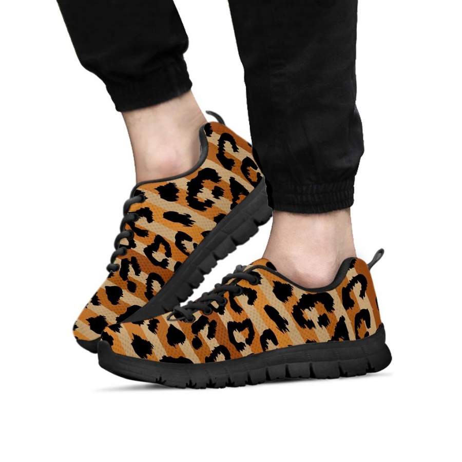 Striped Leopard Men’s Sneakers