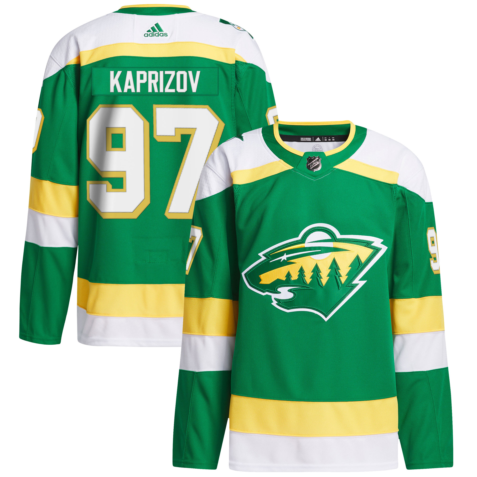 Kirill Kaprizov Minnesota Wild 2023/24 Alternate Primegreen Authentic Player Jersey – Green