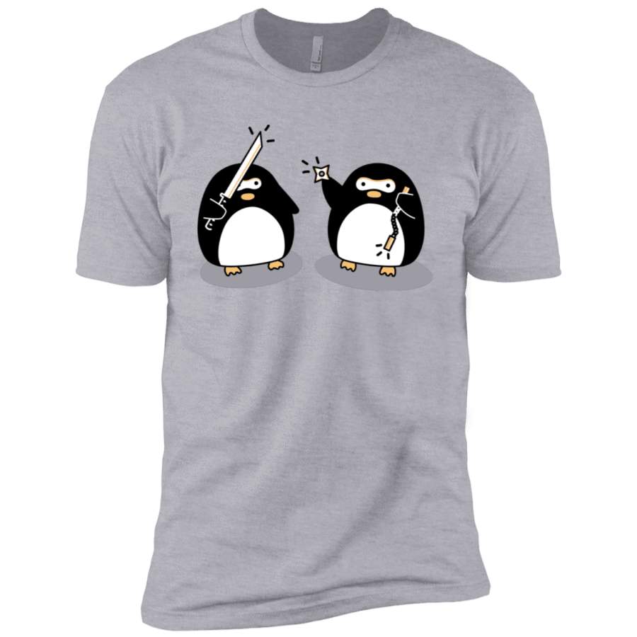 Cute Ninja Penguins Men’s Premium T-Shirt