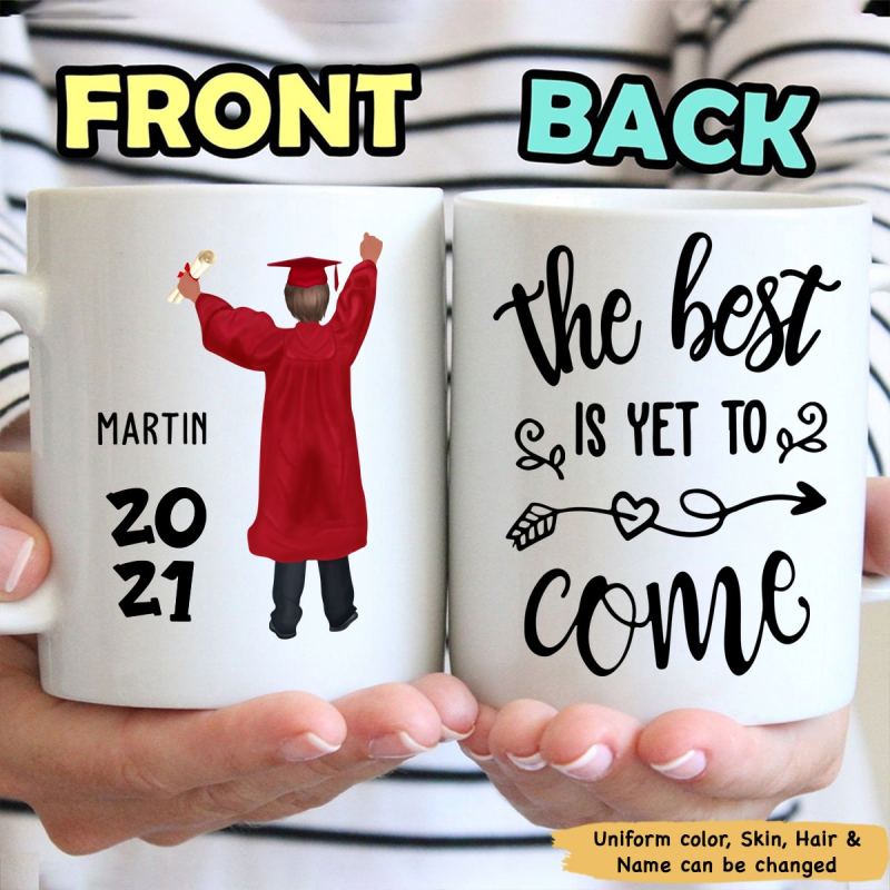 Personalized Custom Coffee Mug Graduation Gifts – The Best Is Yet To Come