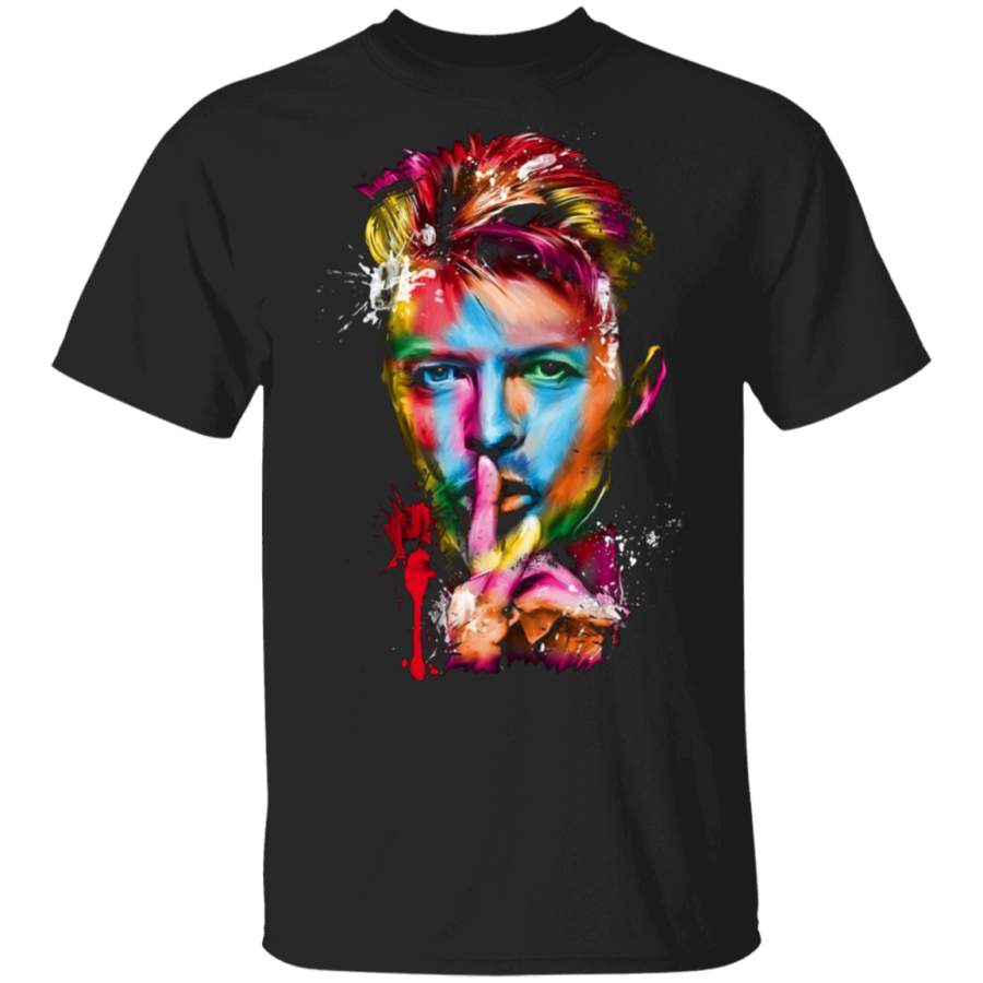 David Bowie Colorful Shirt