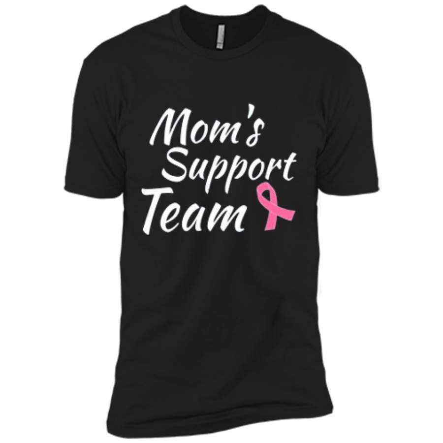 Breast Cancer Shirt Moms Support Team Next Level Premium Short Sleeve Tee