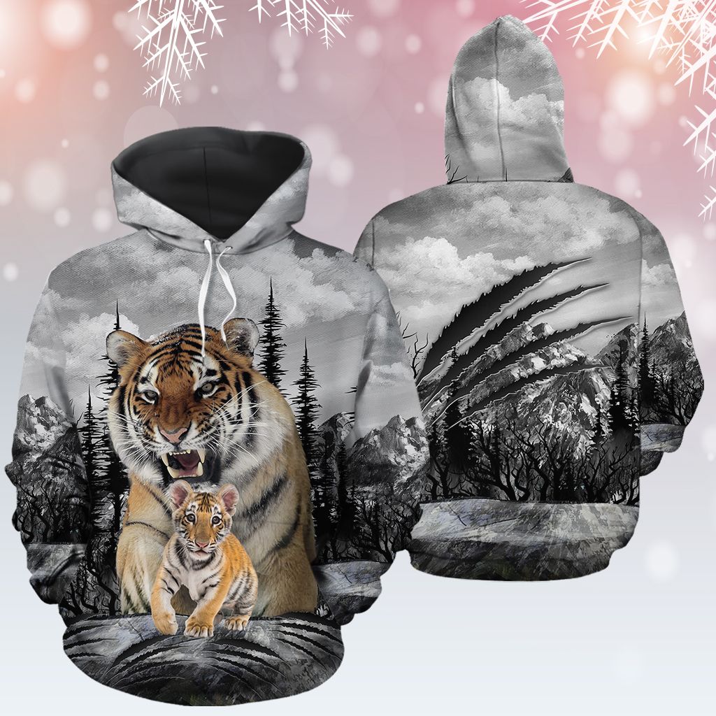 Tiger Scratch TY1812 – All Over Print Unisex Hoodie