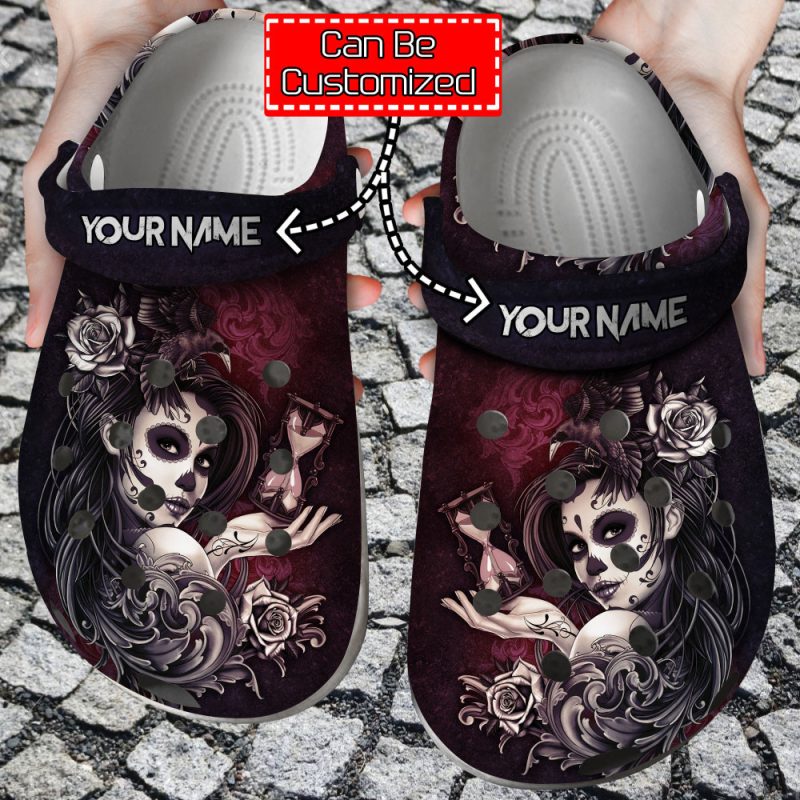 Skull – Skull Crimson Sugar Clog Shoes For Men And Women