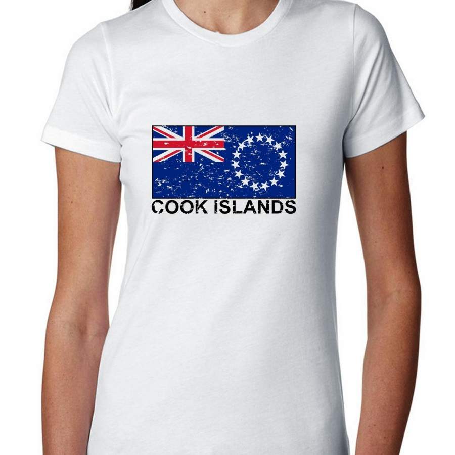 2018 New FashionCook Islands Flag – Special Vintage Edition Women’s T-Shirt