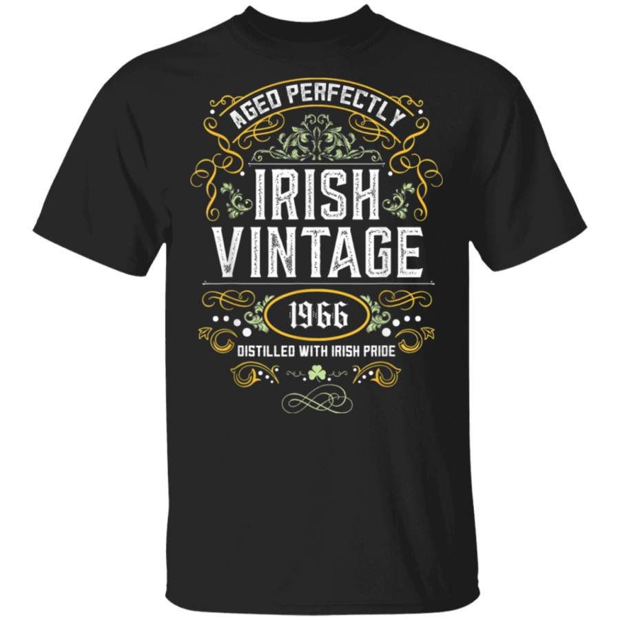 Irish Birthday Vintage Shamrock Pride 1966 Shirt