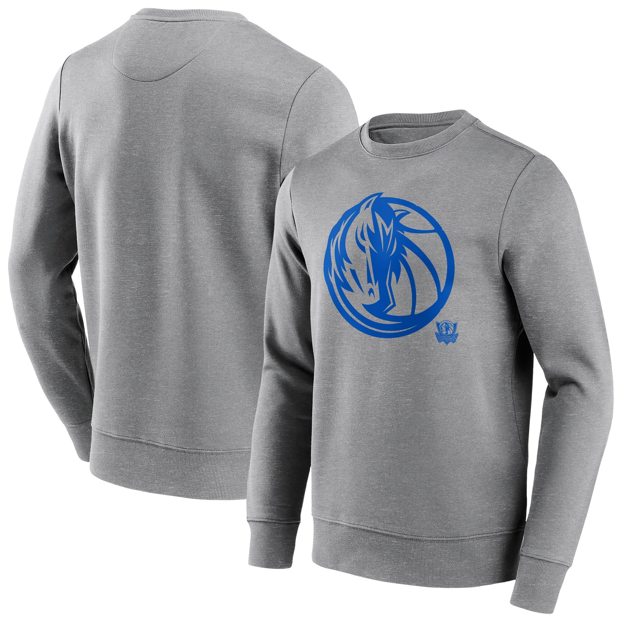 Dallas Mavericks Mono Logo Crew Sweatshirt – Mens – Big and Tall