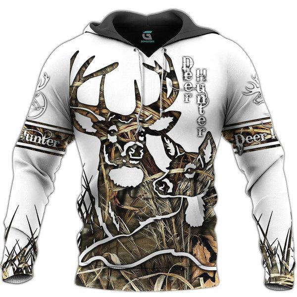 Deer Hunting Couple 3D All Over Print | For Men & Women | Adult | Ht4647