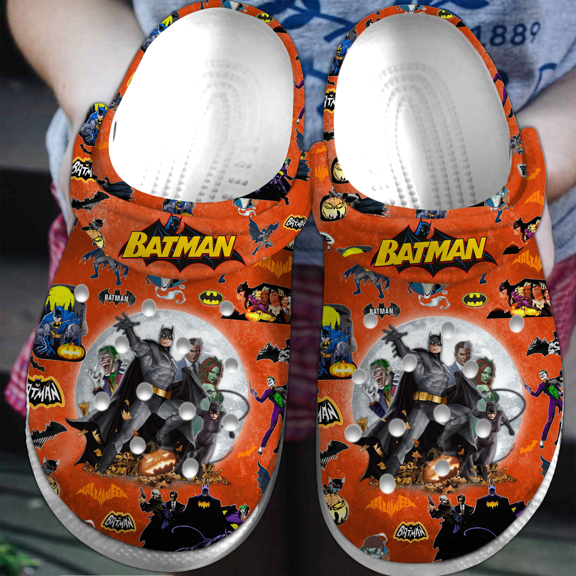 Batman TV Series Crocs Crocband Clogs Shoes Comfortable For Men Women and Kids