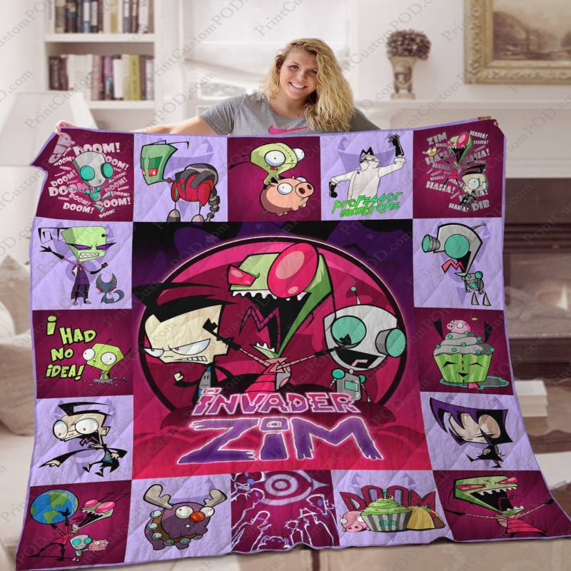 [TA] – Zim Invader Quilt Blanket Ver 2