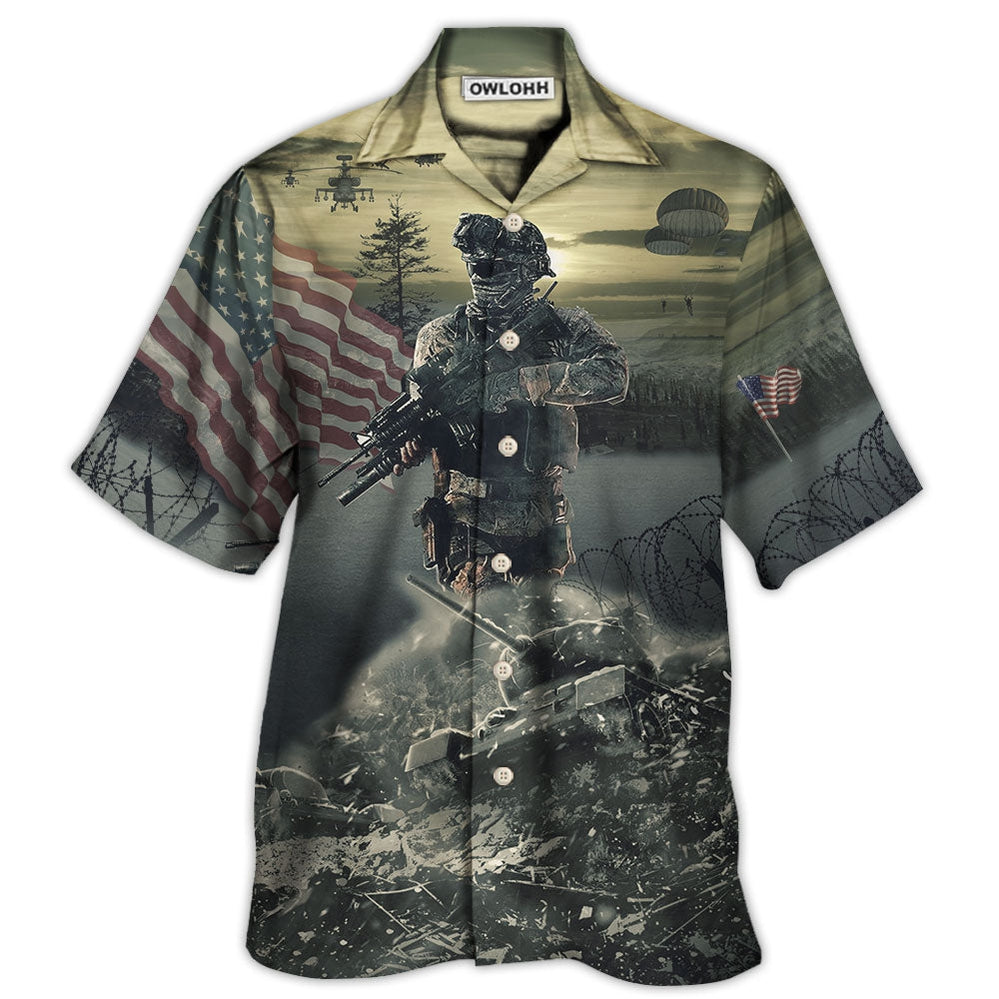 Veteran Brave Steps With Tree – Hawaiian Shirt  – Owl Ohh